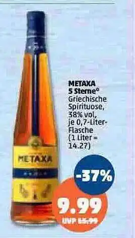PENNY Metaxa 5 sterne Angebot