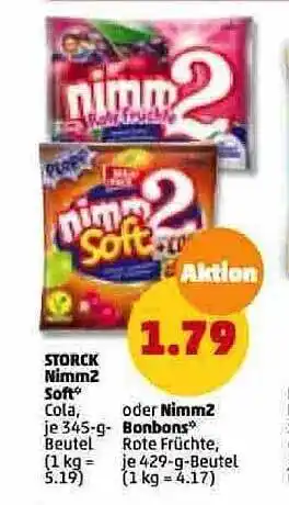 PENNY Storck nimm2 soft oder nimm2 bonbons Angebot