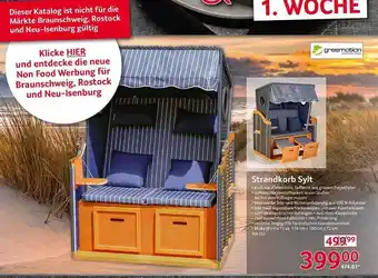 Selgros Strandkorb sylt Angebot