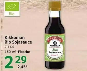 Selgros Kikkoman bio sojasauce Angebot