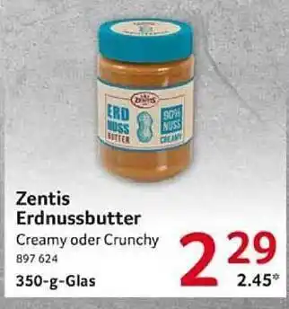 Selgros Zentis erdnussbutter Angebot