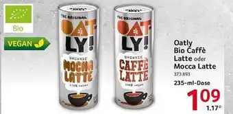 Selgros Oatly bio caffè latte oder mocca latte Angebot