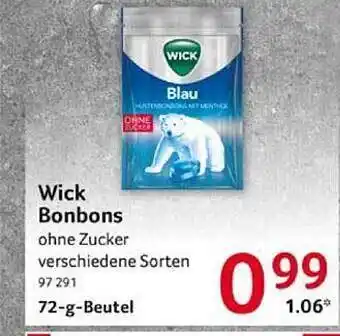 Selgros Wick bonbons Angebot