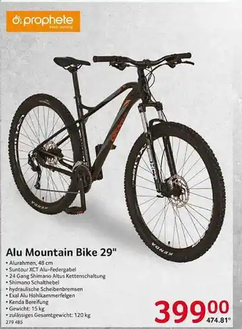 Selgros Prophete alu mountain bike 29 Angebot