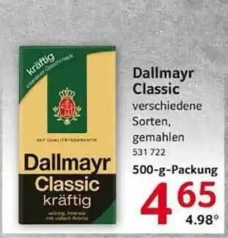 Selgros Dallmayr classic Angebot