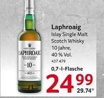 Selgros Laphroaig islay single malt scotch whisky Angebot