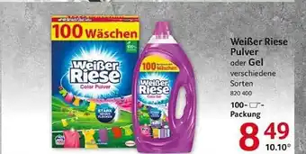 Selgros Weißer riese pulver oder gel Angebot