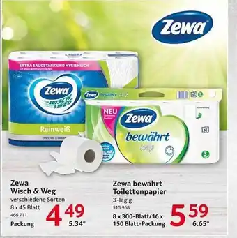 Selgros Zewa wisch & weg oder bewährt toilettenpapier Angebot