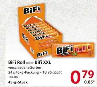 Selgros Bifi roll oder bifi xxl Angebot