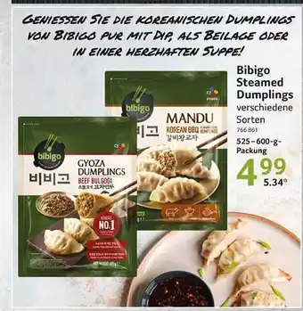 Selgros Bibigo steamed dumplings Angebot