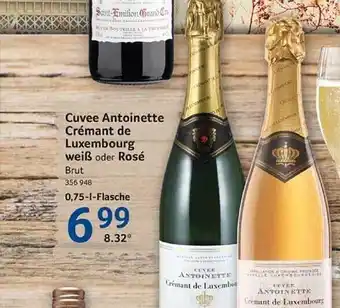 Selgros Cuvee antoinette crémant de luxembourg weiß oder rosé Angebot