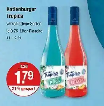 V Markt Katlenburger tropica Angebot