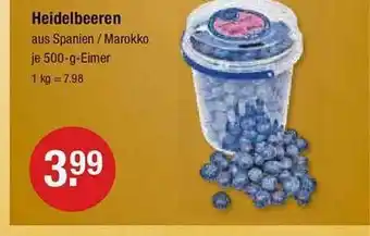 V Markt Heidelbeeren Angebot