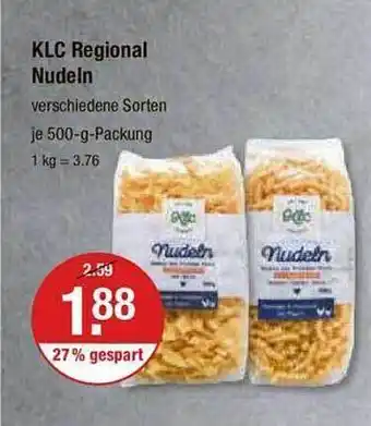 V Markt Klc regional nudeln Angebot