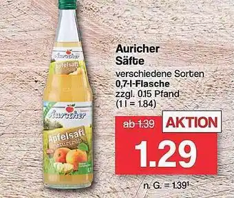 Famila Nord West Auricher säfte Angebot