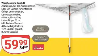 Globus Wäschespinne sun lift Angebot