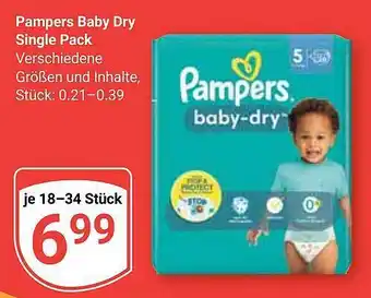 Globus Pampers baby dry single pack Angebot