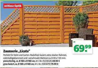 Hagebau Zaunserie „licata“ Angebot