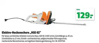 Hagebau Stihl elektro-heckenschere „hse 42“ Angebot