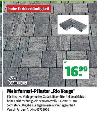 Hagebau Mr. gardener mehrformat-pflaster „rio vouga“ Angebot