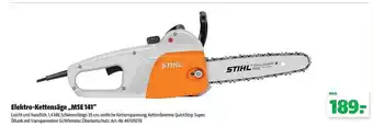 Hagebau Stihl elektro-kettensäge „mse 141“ Angebot