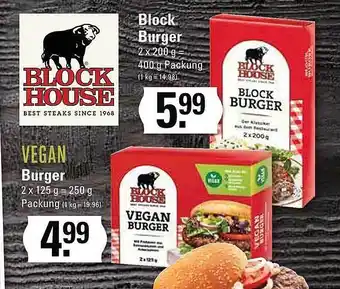 Meyer's Frischemarkt Block house burger oder block burger Angebot