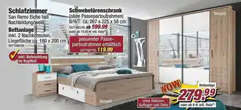 Poco Schlafzimmer, bettanlage oder schwebetürenschrank Angebot