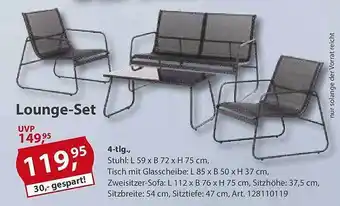 Sonderpreis Baumarkt Lounge-set 4-tlg Angebot