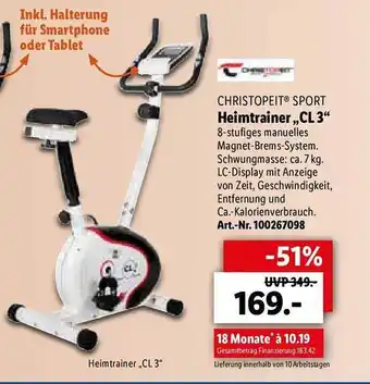 Lidl Heimtrainer,,CL3'' Angebot