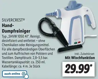 Lidl Silvercrest Hand Dampfreiniger SHVW 1050 A1 Angebot