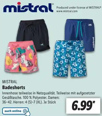 Lidl Mistral Badeshorts Angebot