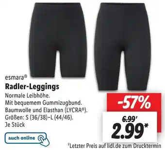 Lidl Esmara Radler Leggings Angebot