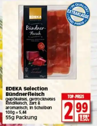 Elli Markt Edeka Selection Bündnerfleisch 55g Angebot