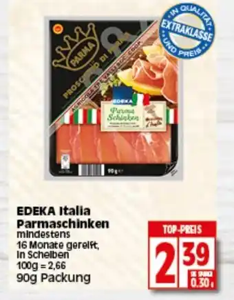 Elli Markt Edeka Italia Parmaschinken 90g Angebot