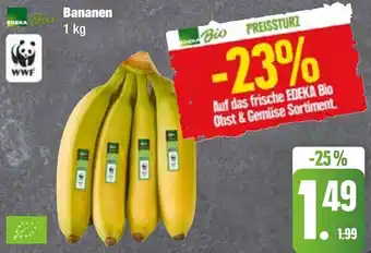 Edeka Frischemarkt Edeka Bio Bananen 1 kg Angebot