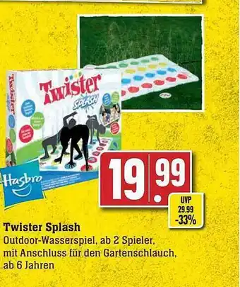 Scheck-in-Center Twister splash Angebot