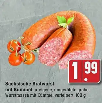 Scheck-in-Center Sächsische bratwurst mit kümmel Angebot