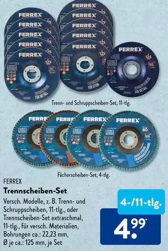 Aldi Süd Ferrex Trennscheiben Set 4/11-tlg. Angebot