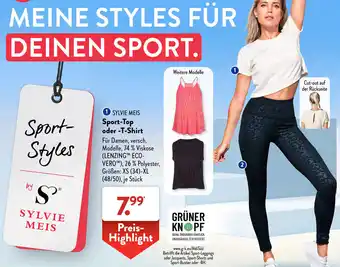 Aldi Süd Sylvie Meis Sport Top oder T-Shirt Angebot