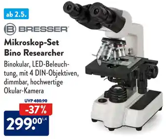 Aldi Süd Bresser Mikroskop Set Bino Researcher Angebot