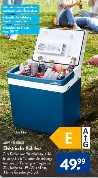 Aldi Süd Adventuridge Elektrische Kühlbox Angebot