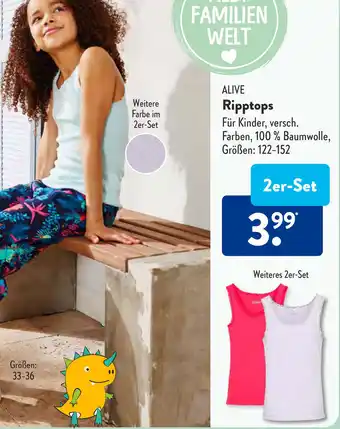 Aldi Süd Alive Ripptops 2er Set Angebot