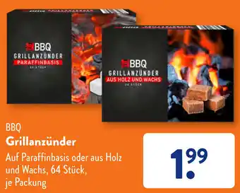 Aldi Süd BBQ Grillanzünder 64 Stück Angebot