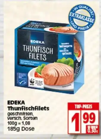 Elli Markt Edeka Thunfischfilets 185g Angebot