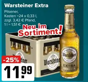 Logo Getränkemarkt Warsteiner Extra 24*330ml Angebot
