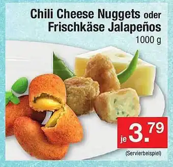 Zimmermann Chili cheese nuggets oder frischkäse jalapeños Angebot