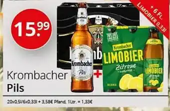 Sagasser Krombacher pils Angebot