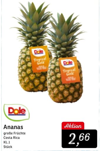 KONSUM Dole Ananas Angebot