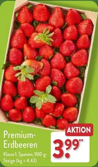 Aldi Nord Premium Erdbeeren 900 g Angebot