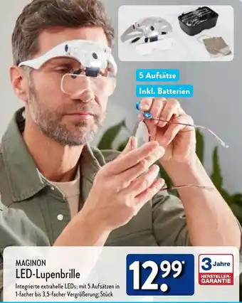 Aldi Nord Maginon LED Lupenbrille Angebot